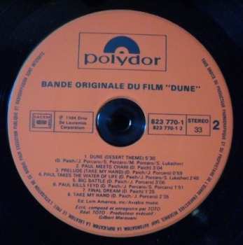 LP Various: Dune (Bande Originale Du Film = Original Soundtrack Recording) 671470