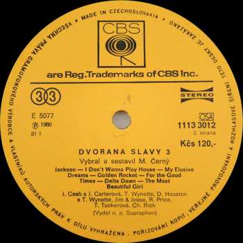 2LP Various: Dvorana Slávy 3 (2xLP) 41796