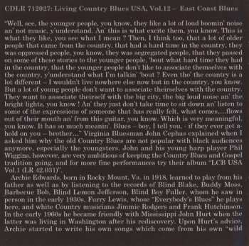 CD Various: East Coast Blues 551558