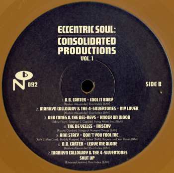 2LP Various: Eccentric Soul: Consolidated Productions Vol. 1 CLR 601411