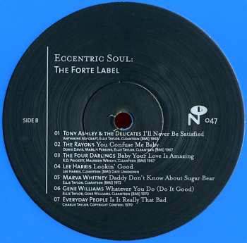 2LP Various: Eccentric Soul: The Forte Label CLR 567531