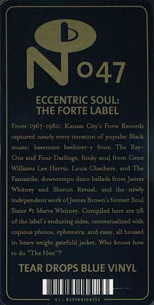 2LP Various: Eccentric Soul: The Forte Label CLR 567531