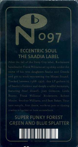 LP Various: Eccentric Soul: The Saadia Label CLR 567592