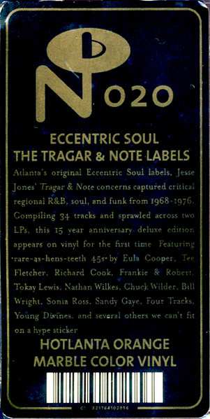 2LP Various: Eccentric Soul: The Tragar & Note Labels CLR 567567