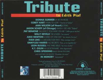 CD Various: Tribute To Edith Piaf 252005