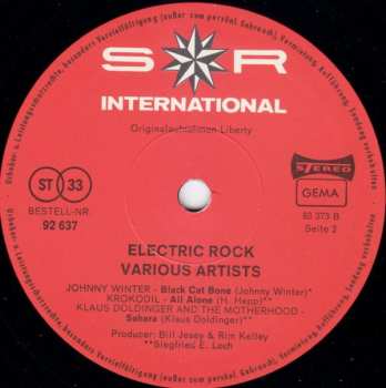 2LP Various: Electric Rock 496523