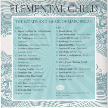 2CD Various: Elemental Child - The Words And Music Of Marc Bolan 458890