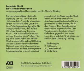 4CD Various: Entartete Musik (Eine Tondokumentation Zur Düsseldorfer Ausstellung Von 1938) 556024