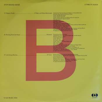 2LP Various: Stop Making Sense Everyone's Getting Involved A Tribute Album CLR 577708