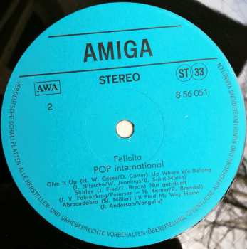 LP Various: Felicita - Pop International 534104