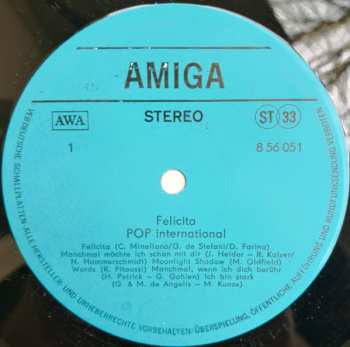 LP Various: Felicita - Pop International 534104