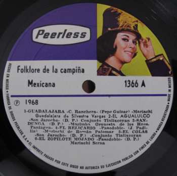 3LP/Box Set Various: Folklore De La Campiña Mexicana 438915