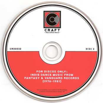 3CD Various: For Discos Only (Indie Dance Music From Fantasy & Vanguard Records 1976–1981) 464044