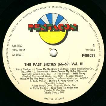 LP Various: Golden-Hits The Past Sixties (66-69) Vol.3 533881