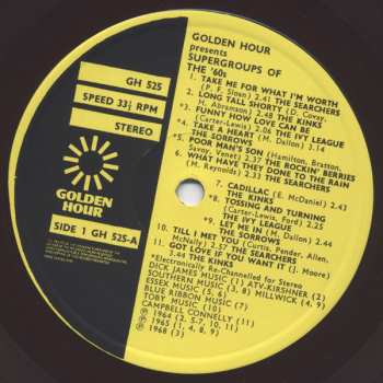 LP Various: Golden Hour Presents Supergroups Of The 60's 653383