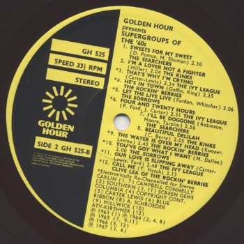 LP Various: Golden Hour Presents Supergroups Of The 60's 653383