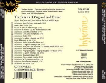 CD Various: The Spirits Of England And France I (Music For Court And Church From The Later Middle Ages) 564435