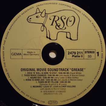 2LP Various: Grease (The Original Soundtrack From The Motion Picture) (2xLP) 109760