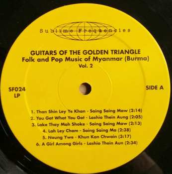 2LP Various: Guitars Of The Golden Triangle · Folk And Pop Music Of Myanmar (Burma) Vol. 2 69841