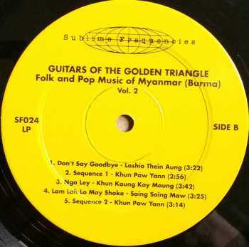 2LP Various: Guitars Of The Golden Triangle · Folk And Pop Music Of Myanmar (Burma) Vol. 2 69841