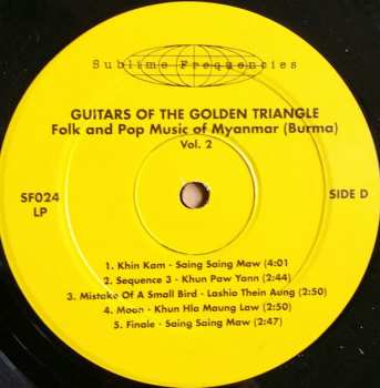 2LP Various: Guitars Of The Golden Triangle · Folk And Pop Music Of Myanmar (Burma) Vol. 2 69841