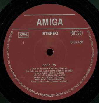 LP Various: Hallo '76 309871