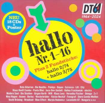 18CD/Box Set Various: Hallo Nr. 1-16 + Hallo 2/74 + Hallo 3/75 LTD 625809