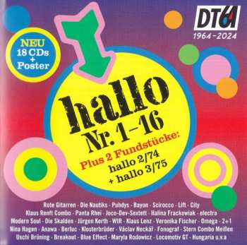 18CD/Box Set Various: Hallo Nr. 1-16 + Hallo 2/74 + Hallo 3/75 LTD 625809