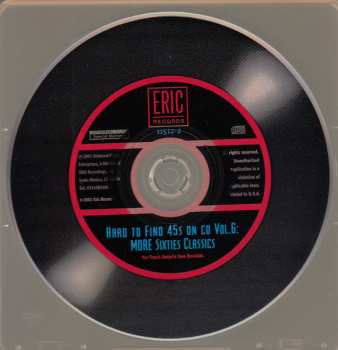 CD Various: Hard To Find 45s On CD, Vol. 6: More Sixties Classics 642062