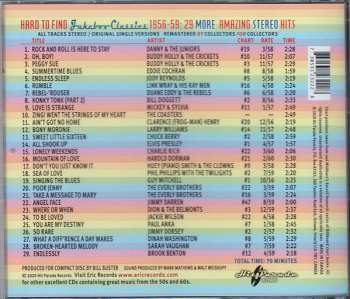 CD Various: Hard To Find Jukebox Classics – 1956-59: 29 More Amazing Stereo Hits	     445982