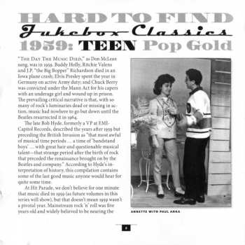 CD Various: Hard To Find Jukebox Classics 1959: Teen Pop Gold 279866