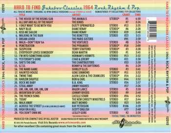 CD Various: Hard To Find Jukebox Classics 1964: Rock, Rhythm & Pop 551561