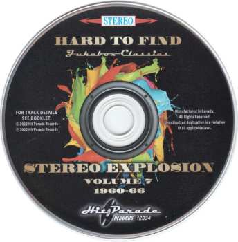 CD Various: Hard To Find Jukebox Classics – Stereo Explosion Volume 7: 1960-66 460363