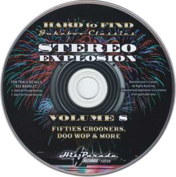 CD Various: Hard To Find Jukebox Classics - Stereo Explosion Volume 8:  Fifties Crooners, Doo Wop & More 622725