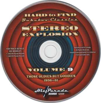 CD Various: Hard To Find Jukebox Classics - Stereo Explosion Volume 9:  Those Oldies But Goodies 1956 - 61 624242