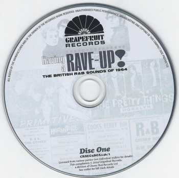 3CD Various: Having A Rave-Up! The British R&B Sounds Of 1964 607149