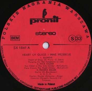 LP Various: Heart Of Glass I Inne Przeboje 561835