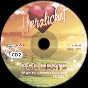 CD Various: Herzlichst - Das Beste Präsentiert Von Romy & Stefan Dietl - Folge 3 482143