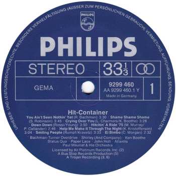 LP Various: Hit-Container 566672