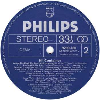 LP Various: Hit-Container 566672