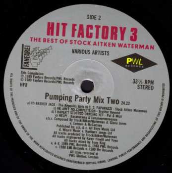 2LP Various: Hit Factory 3 - The Best Of Stock Aitken Waterman 641135