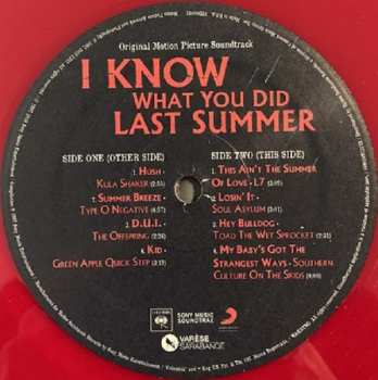 2LP Various: I Know What You Did Last Summer (Original Motion Picture Soundtrack) LTD | CLR 611508