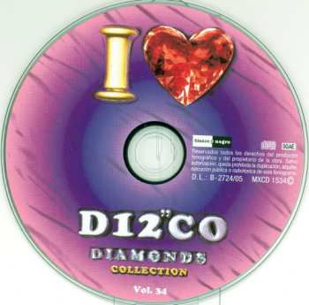 CD Various: I Love Disco Diamonds Collection Vol. 34 LTD 556545