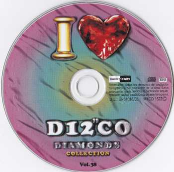 CD Various: I Love Disco Diamonds Collection Vol. 38 LTD 556543