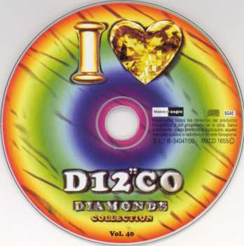 CD Various: I Love Disco Diamonds Collection Vol. 40 LTD 358620