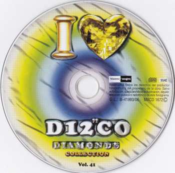 CD Various: I Love Disco Diamonds Collection Vol. 41 LTD 362052