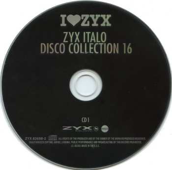 3CD Various: I Love ZYX Italo Disco Collection 16 544121