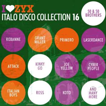 3CD Various: I Love ZYX Italo Disco Collection 16 544121