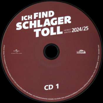 2CD Various: Ich Find Schlager Toll - Herbst/Winter 2024/25 625115