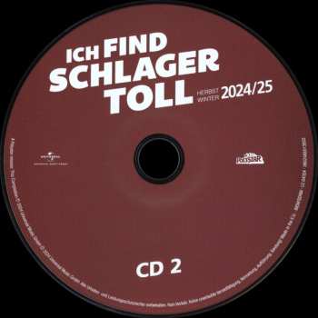 2CD Various: Ich Find Schlager Toll - Herbst/Winter 2024/25 625115